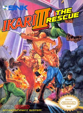 Ikari III - The Rescue (USA) box cover front